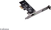 Akasa 2.5 Gigabit PCIe Network Card, Realtek Chipset