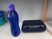 Boîte à lunch Tupperware (anciennement pack collation) avec une bouteille écologique de couleur unique 750 ml