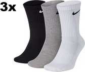 3x 3-Pack Nike Everyday Sokken Unisex - 9 Paar Sokken