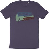 T-shirt Passionné de Guitare - Musicien - Violet - L