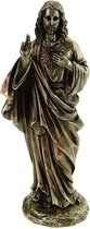 Veronese Design - Heilig Hart van Jezus Gebronsd beeld - Zeer gedetailleerd - (hxbxd)ca. 21cm x 9cm x 7cm