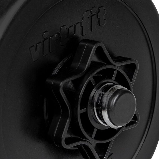 Halterset - VirtuFit Verstelbare Halterset - Dumbellset - 60,5 kg - Zwart