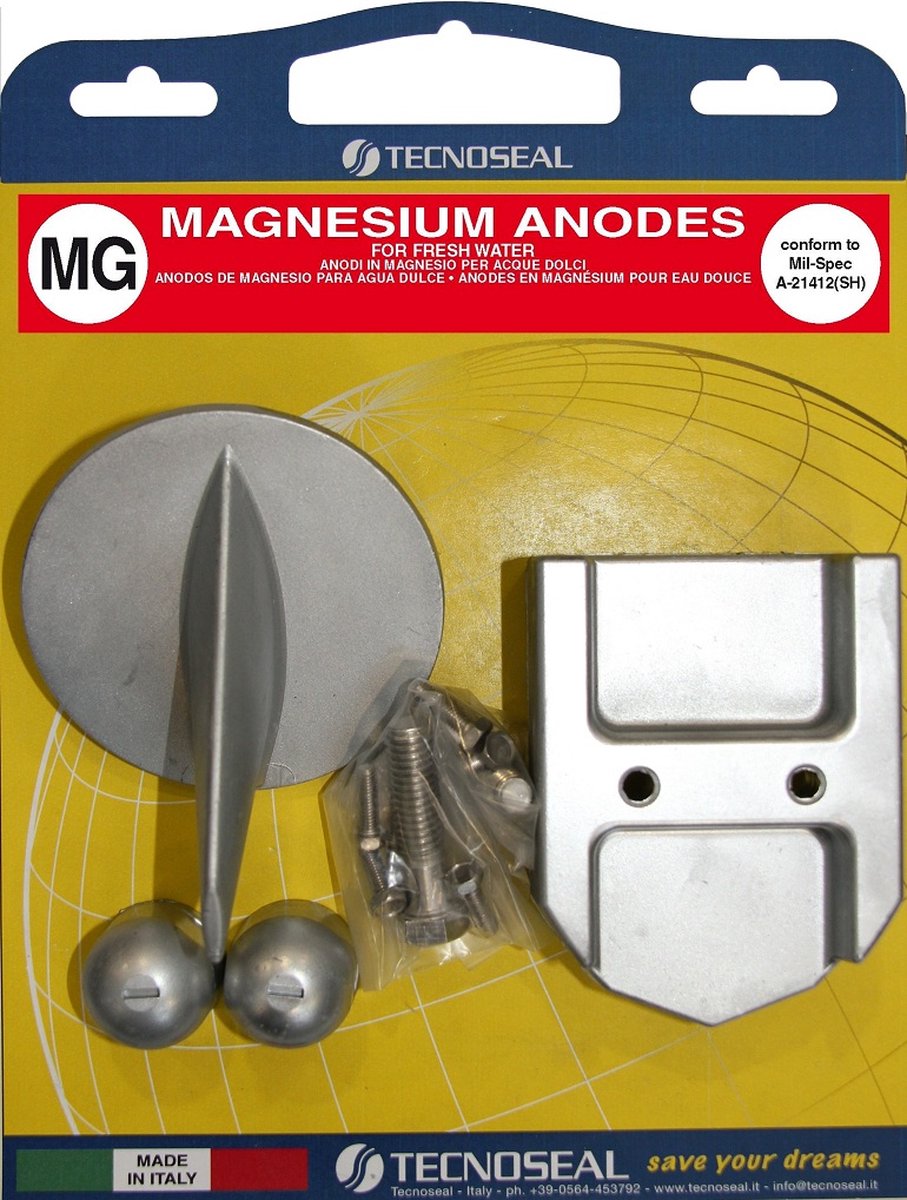 Tecnoseal Magnesium anode pack Alpha I Gen I