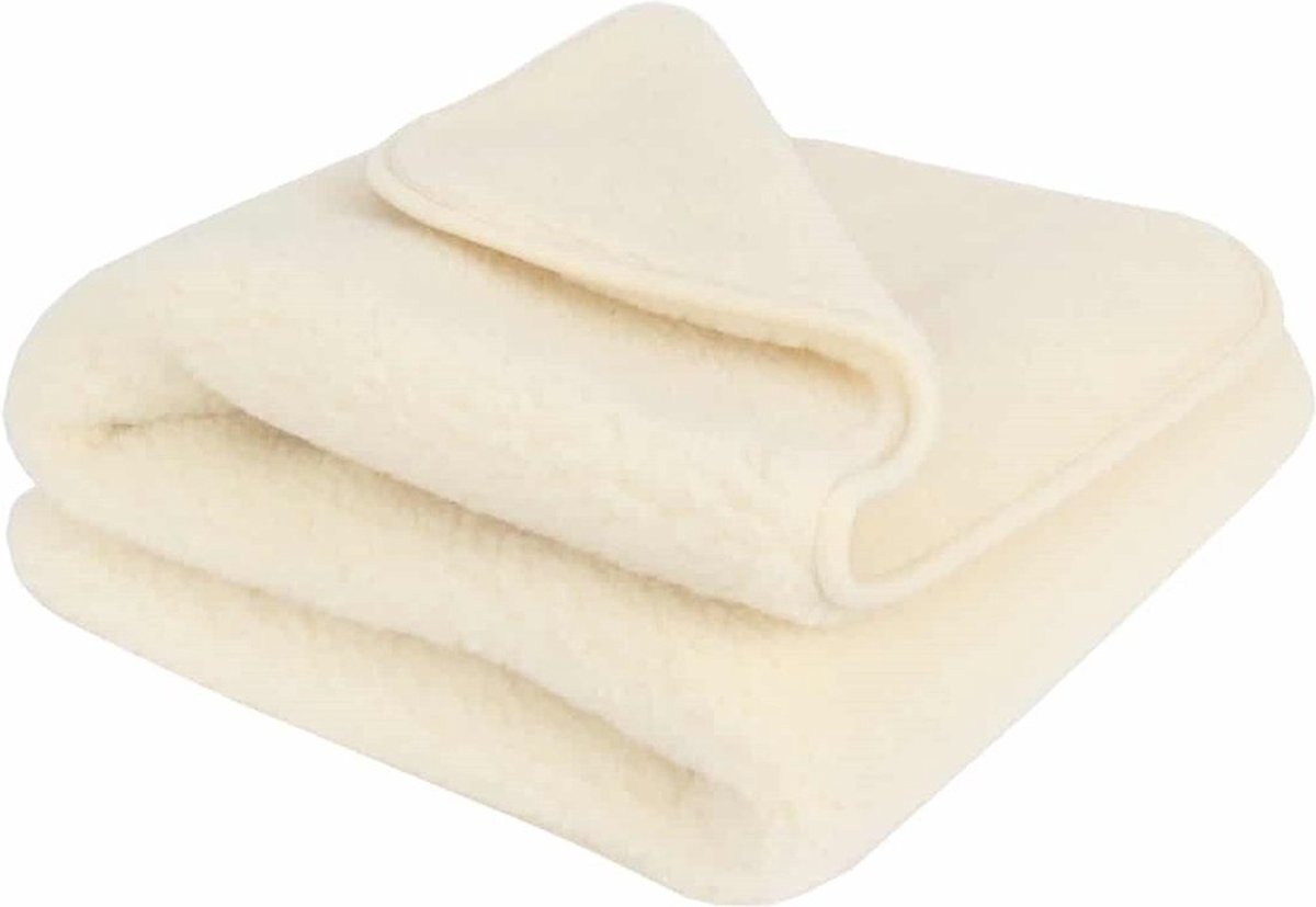 WOLLIES Amsterdam Merino Wol Ledikant Deken 95x135cm