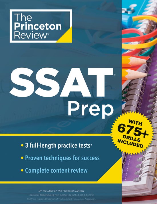Princeton Review SSAT Prep, Princeton Review 9780593516997 Boeken