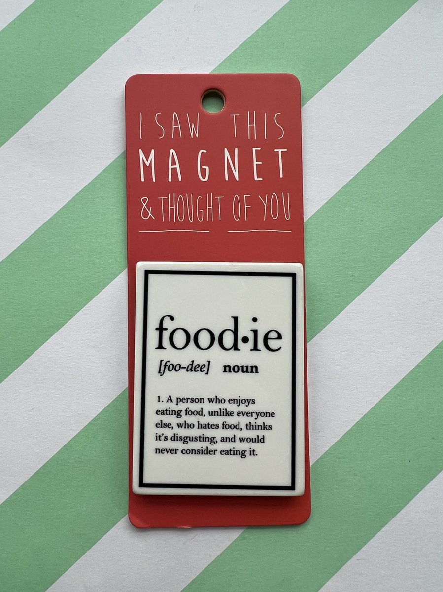 Koelkast magneet - Magnet - Foodie - MA148