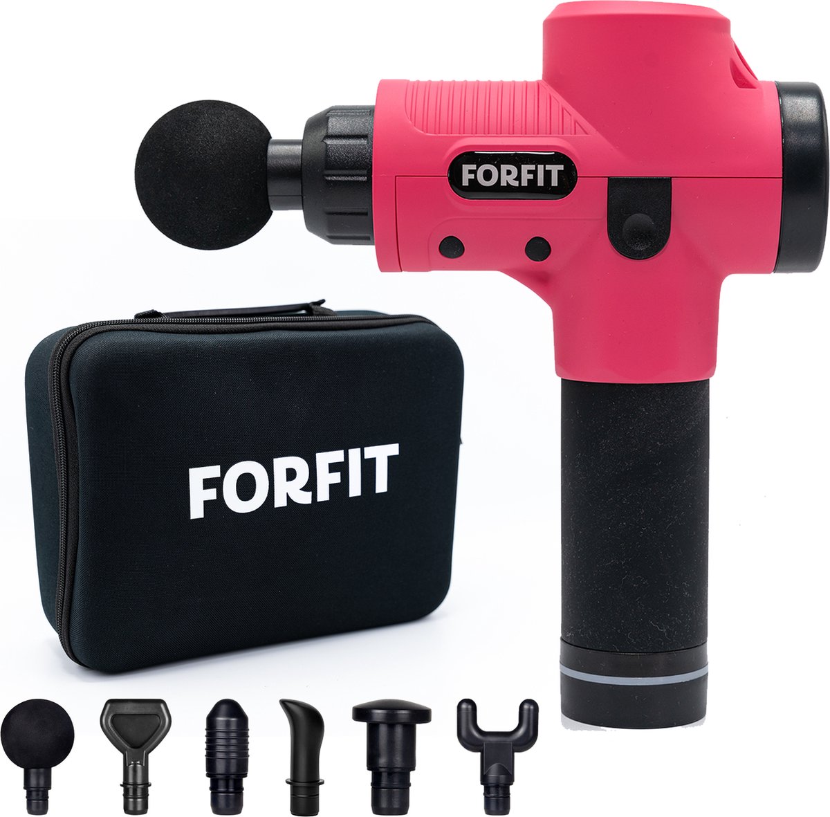 FORFIT Massage Gun Pink Edition - Professioneel massage apparaat ...