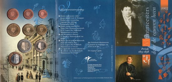 Speciale muntset 2003: Muntmeesters door de eeuwen heen I 1815/1838