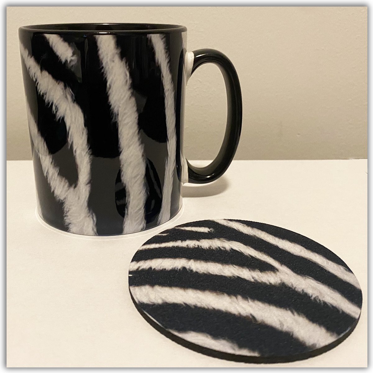 NB! Creative Boutique: Mug and Coaster set Zebra