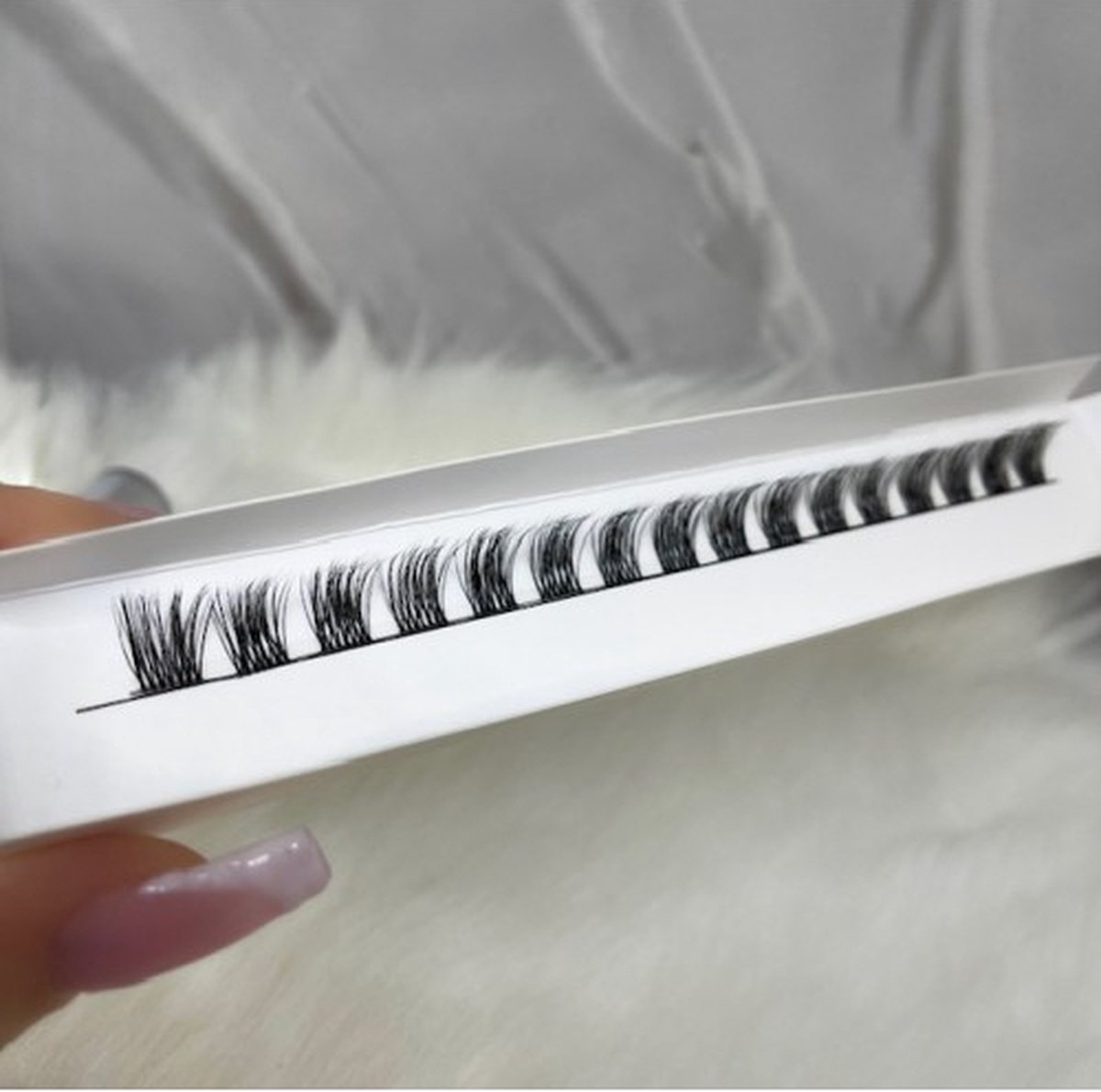 EHHbeauty - Wimpers - Wimperextensions - Lashes - Naturel- 14mm - Cluster - Diy lashes - Stukjes wimper