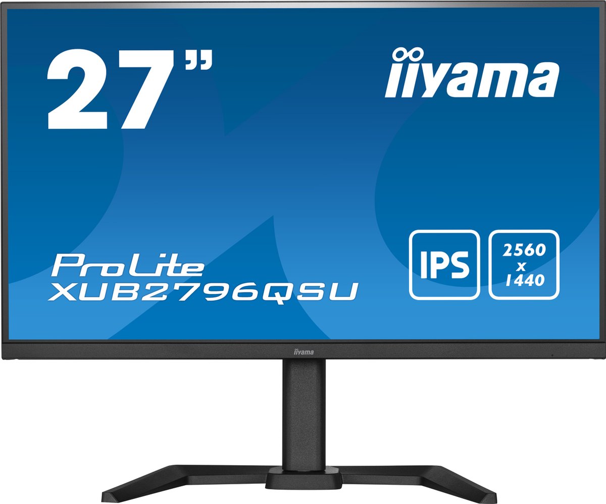 iiyama ProLite XUB2796QSU-B5 - QHD IPS 75Hz Monitor - 27 Inch