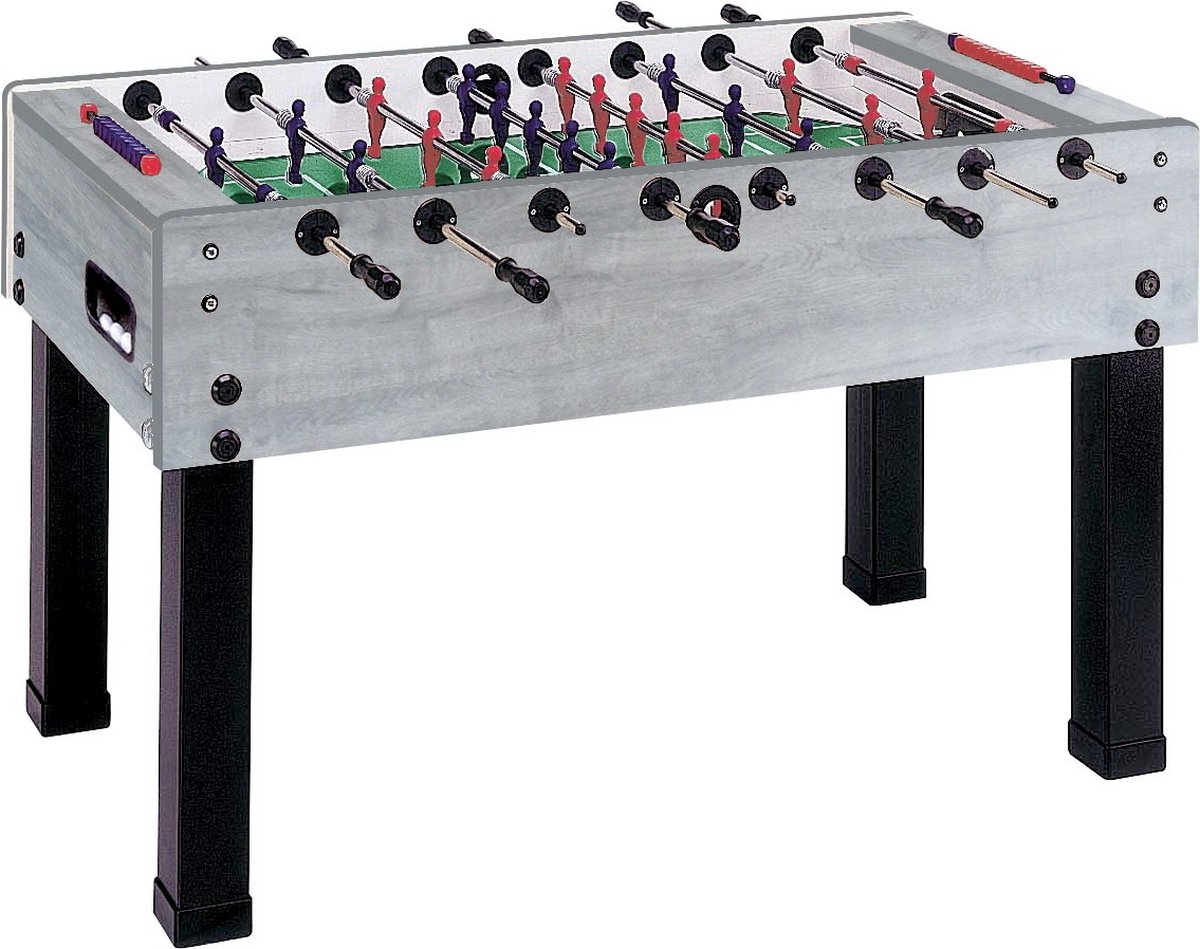 Garlando Voetbaltafel - Grijs - Kickertafel - Voetbaltafel
