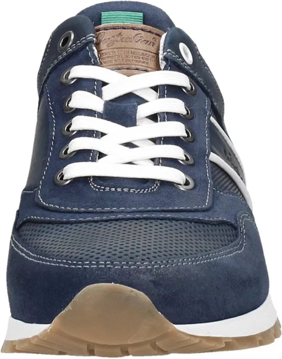 Australian Navarone Lage sneakers - Leren Sneaker - Heren - Blauw - Maat 44