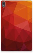 Back Cover geschikt voor Lenovo Tab P11 | P11 Plus Polygon Red