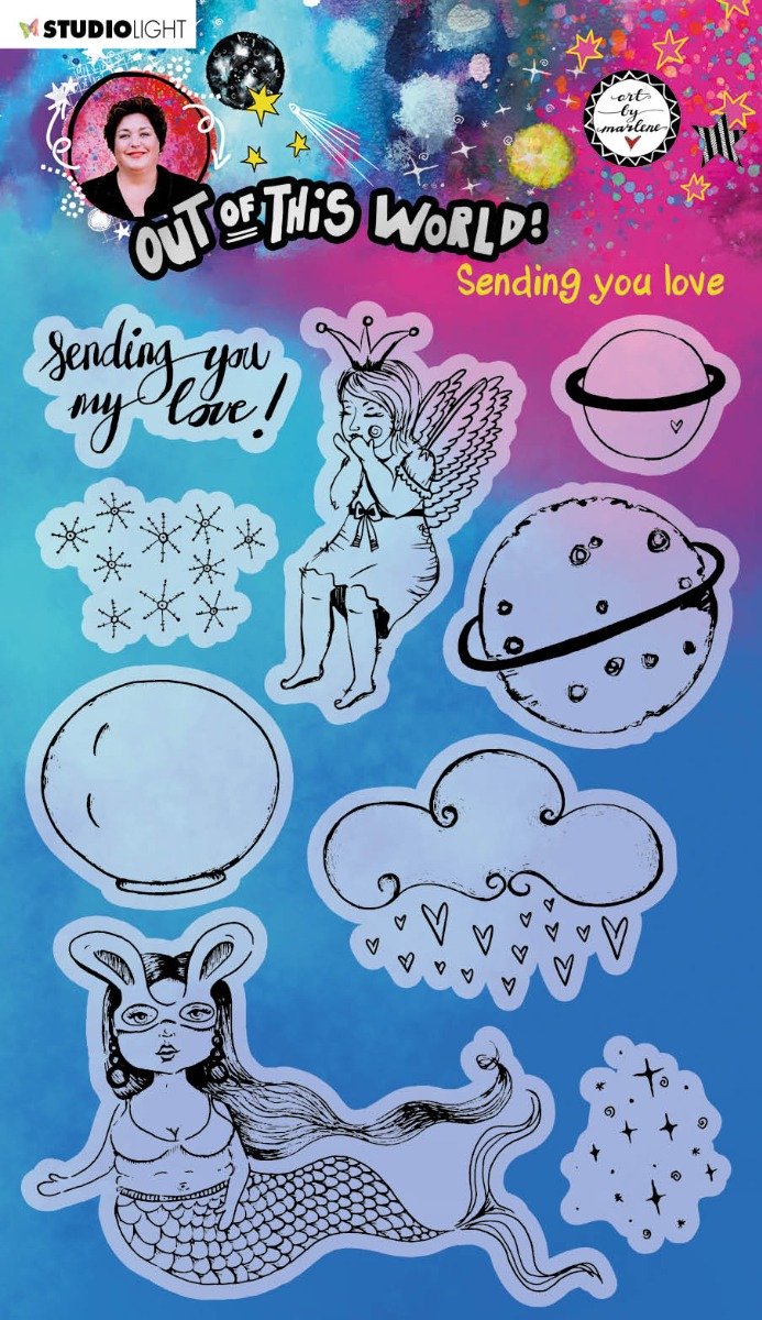 Studio Light Clear stamp Sending you love nr.72