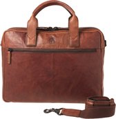 Pylos59 Laptoptas / Werktas / Aktetas - 15.6 inch - Brenton - Cognac