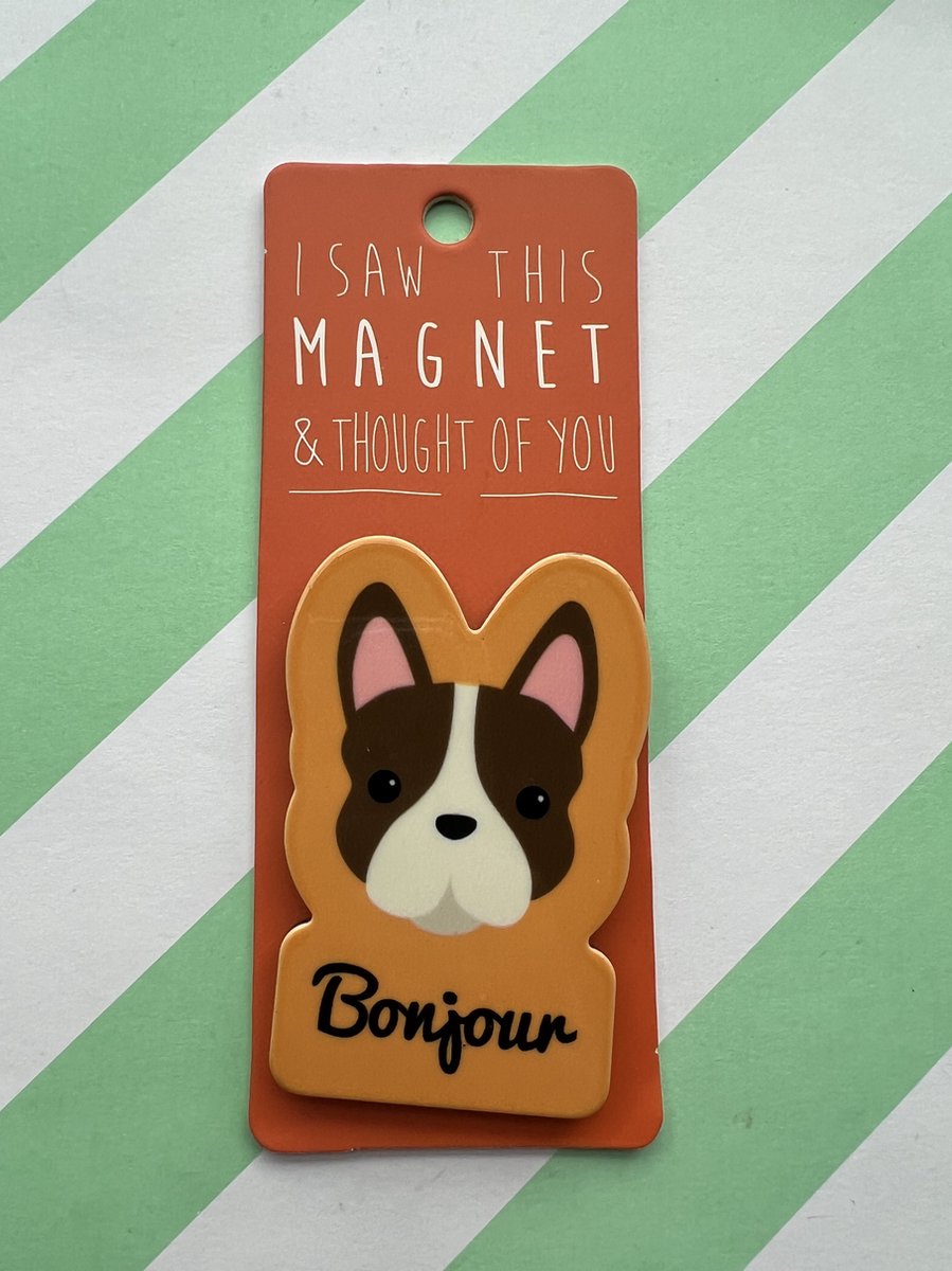 Koelkast magneet - Magnet - Bonjour - MA170