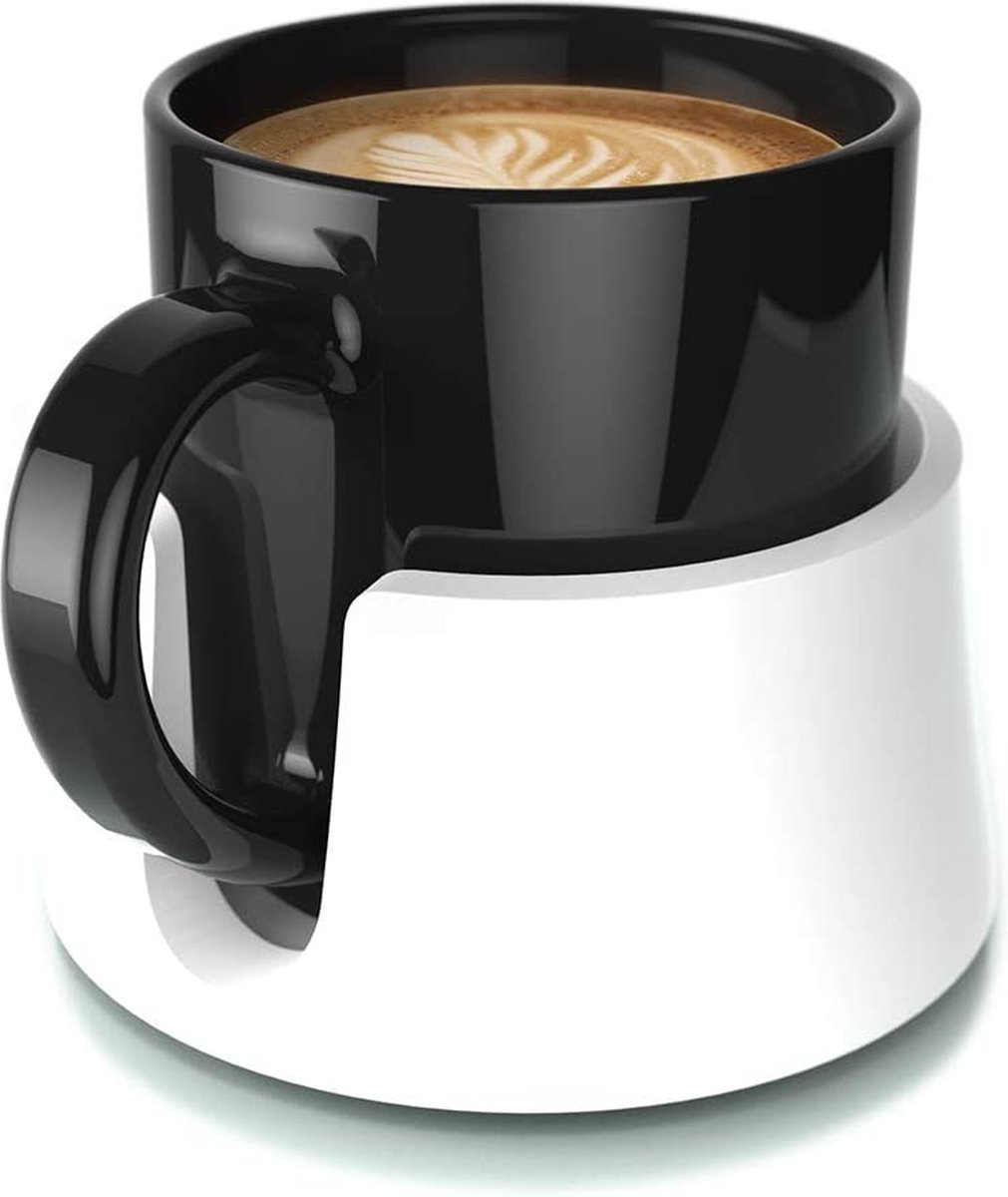 Weppduk Bureau-bekerhouder, bekerhouder voor op tafel, drankhouder met afneembare clip voor bureau, multifunctionele bureau-organizer met klem, bureau-flessenhouder voor