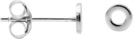 Karma Oorbellen Mini Open Circle Zilver