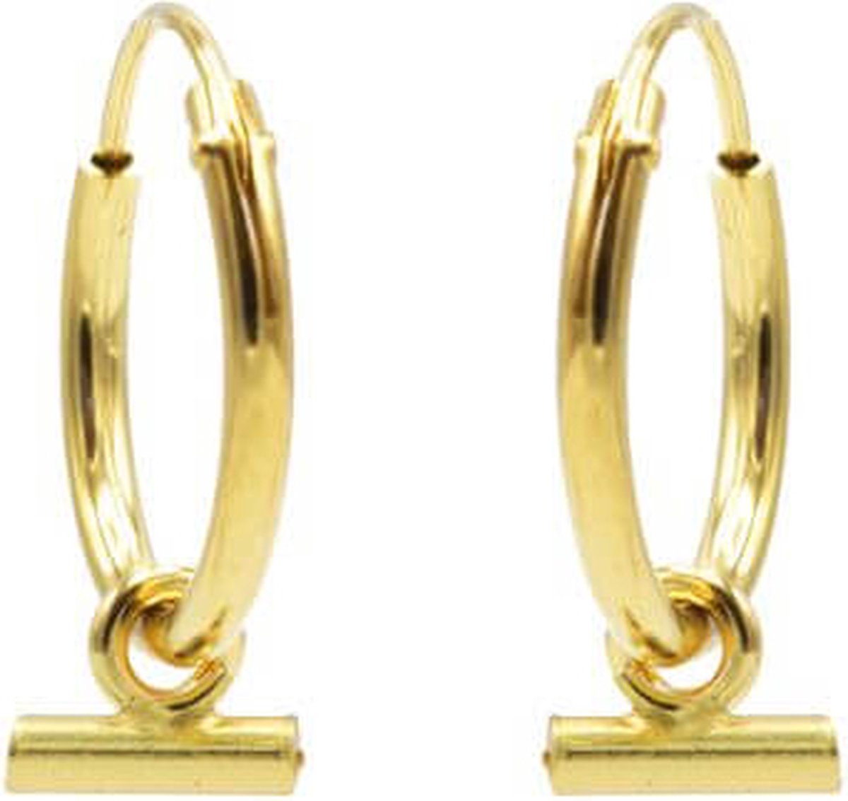 Karma Oorringen Hoops Horizontal Tube Goud