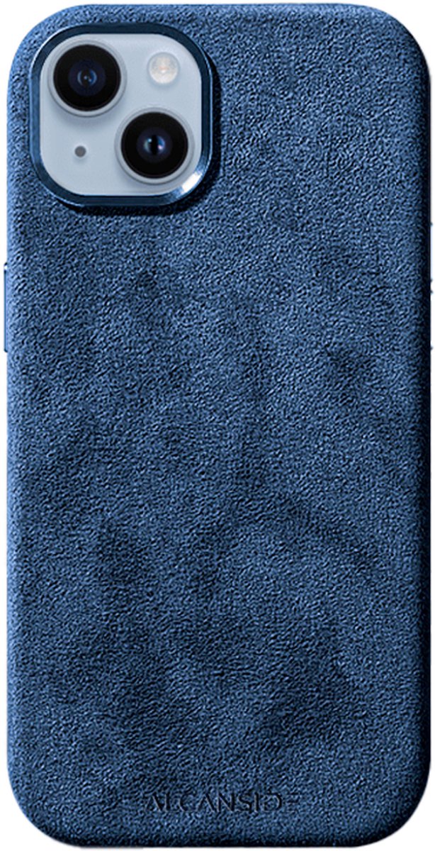 iPhone Alcantara Case - Ocean blue iPhone 14