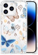 Coque Anti-choc adaptée pour iPhone 14 Pro Butterfly