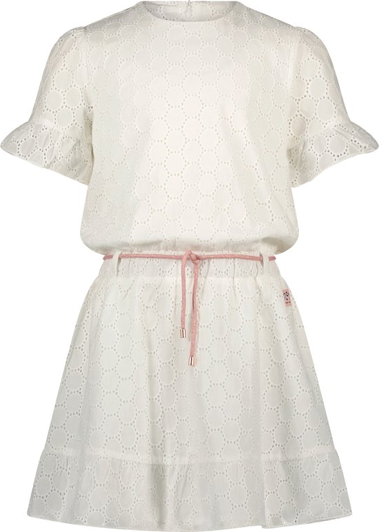 Nono Mirabel Embroidered Dress Jurken Meisjes - Kleedje - Rok - Jurk - Wit