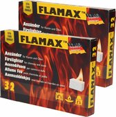 Flamax barbecue aanmaakblokjes - 64x stuks - BBQ/vuurkorf/openhaard
