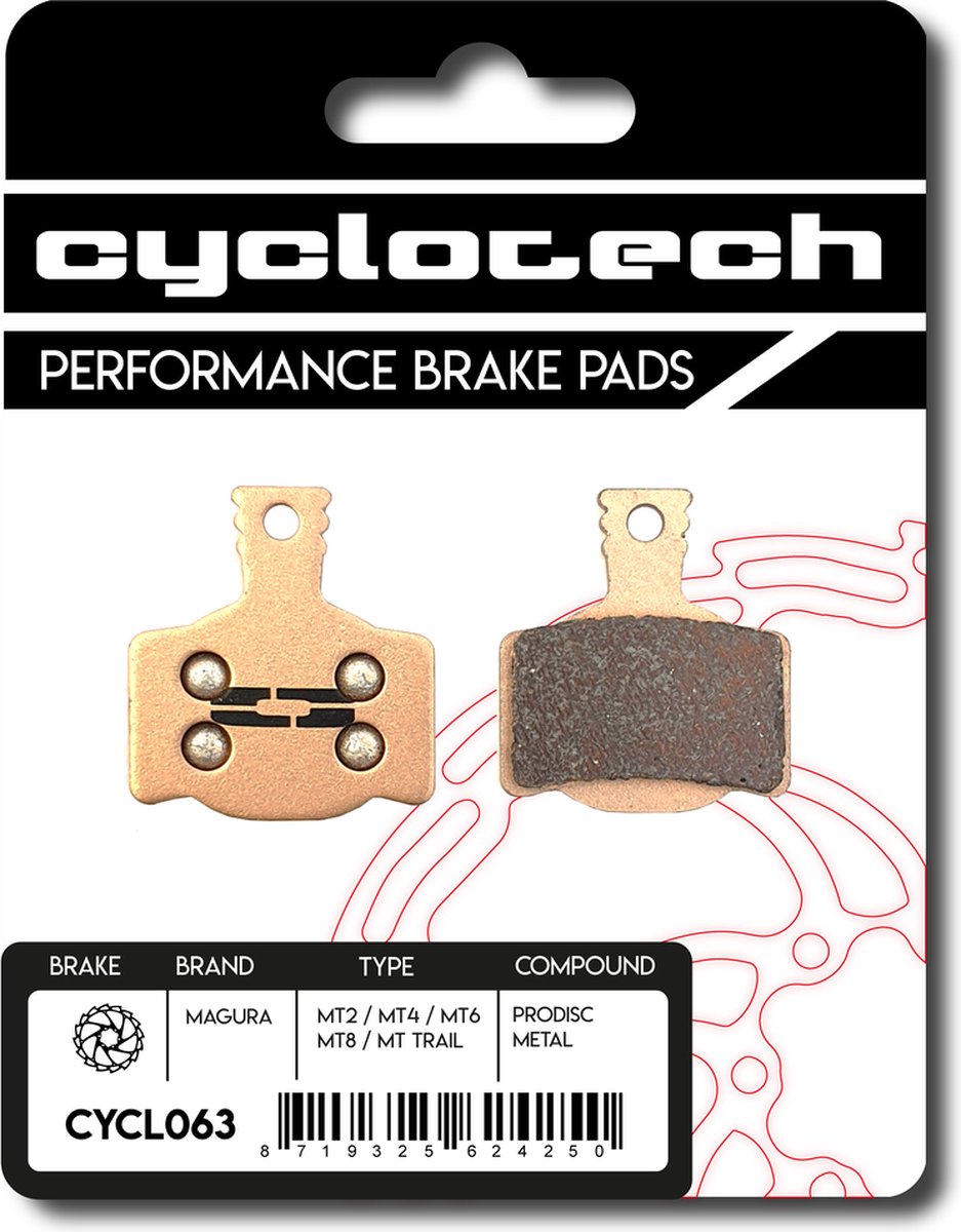 Prodisc Metal Remblokken voor Magura MT2 - MT4 - MT6 - MT8