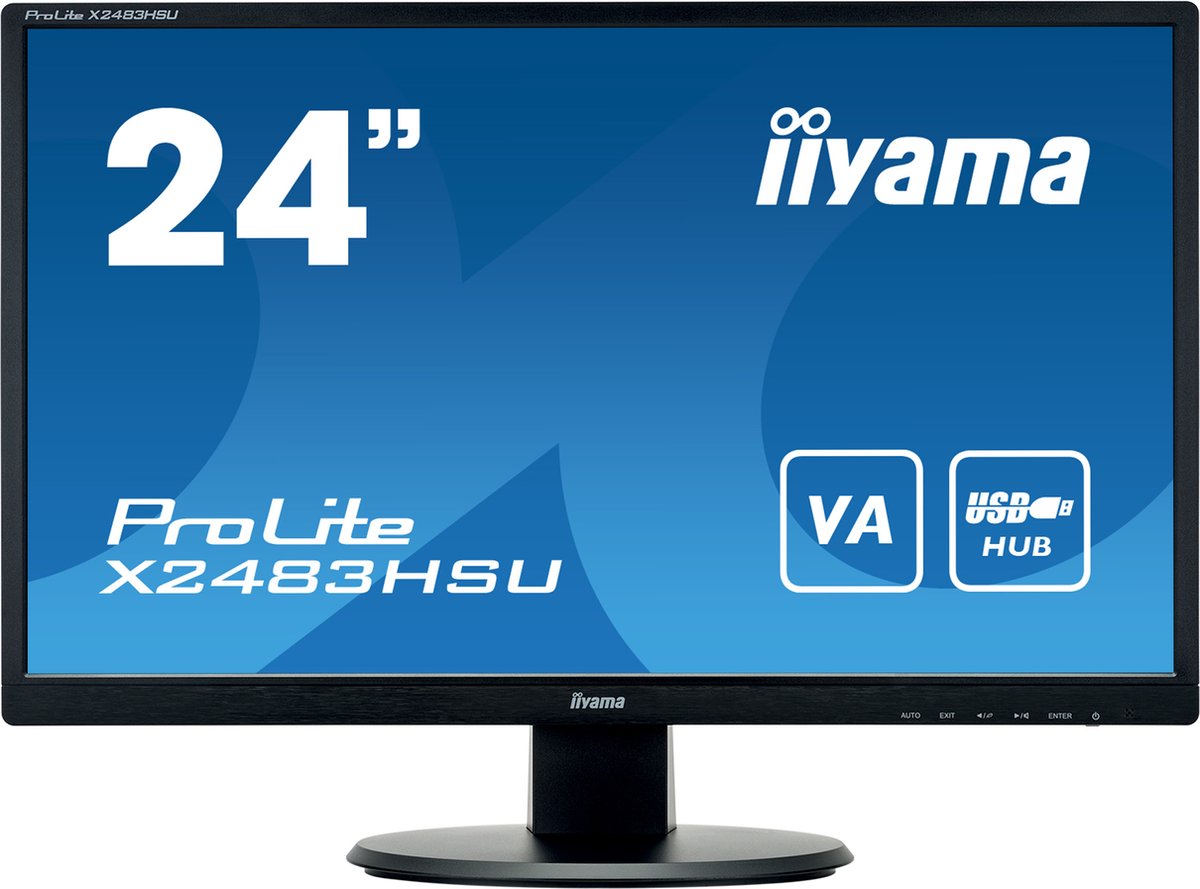 iiyama ProLite X2483HSU-B5 computer monitor 60,5 cm (23.8