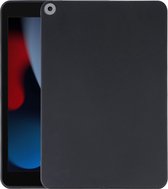 Mobigear Tablethoes geschikt voor Dunne Apple iPad 9 (2021) Hoes Flexibel TPU | Mobigear Basics Backcover | iPad 9 (2021) Case | Back Cover - Zwart