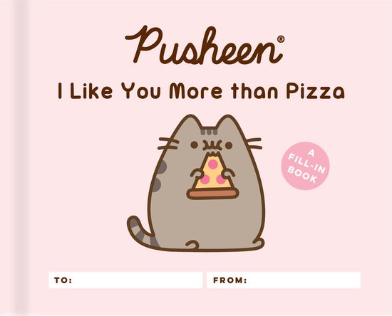 Pusheen: I Like You More than Pizza - cover