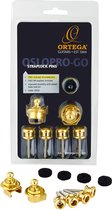 Ortega OSLOPRO-GO Straplock PRO Gold - Accessoire voor gitaren