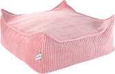 Square Ottoman Pink Mousse