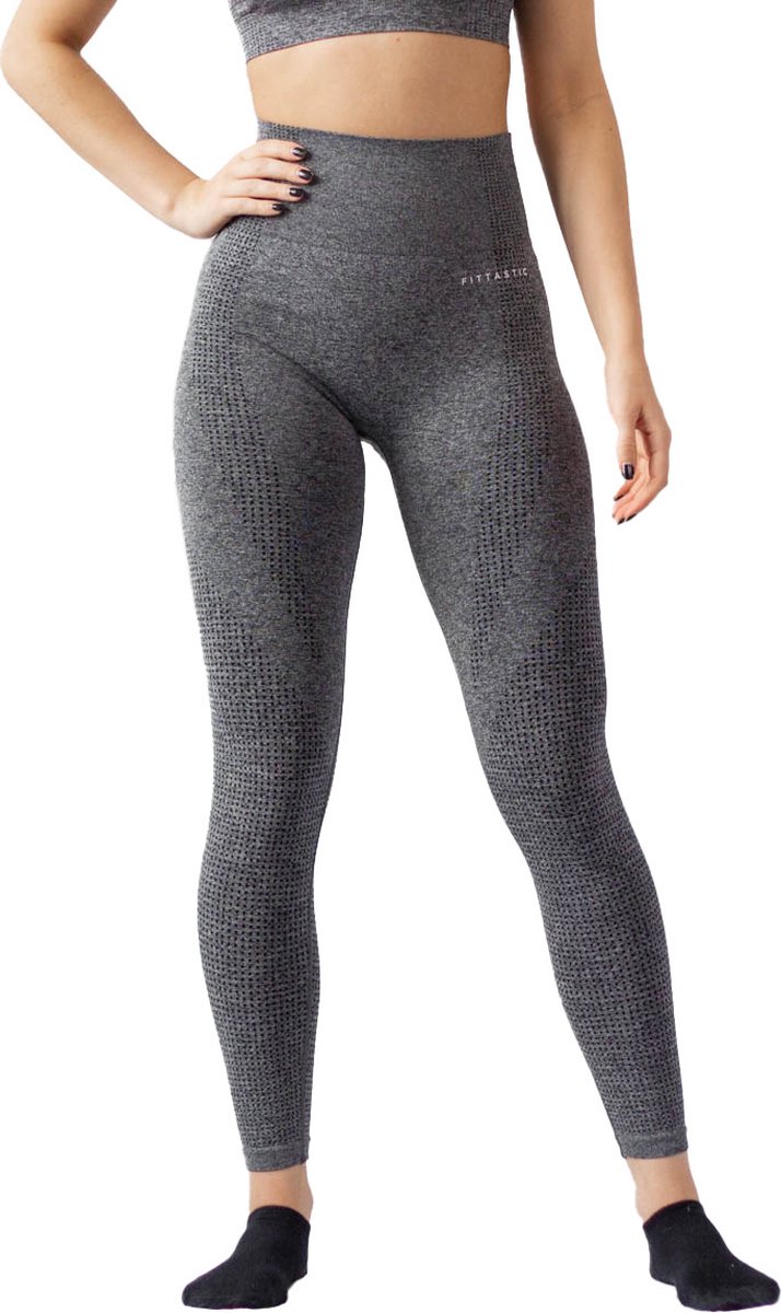 Fittastic Sportswear - Grijze sportlegging dames - Sportkleding