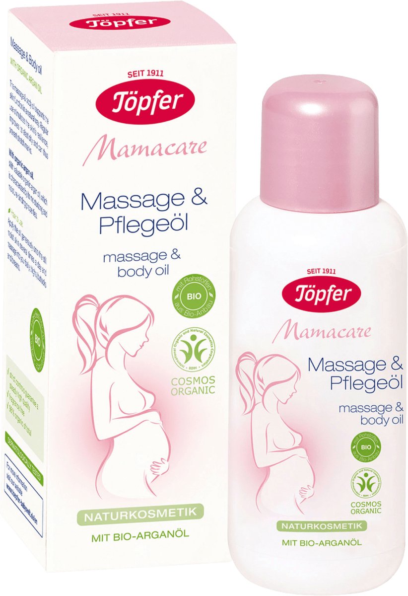 Töpfer Mamacare Massage & Verzorgingsolie, 100 ml