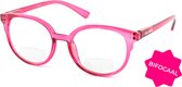 Leesbril Vista Bonita Nova Bifocaal-Cherry Lips Pink -+4.00