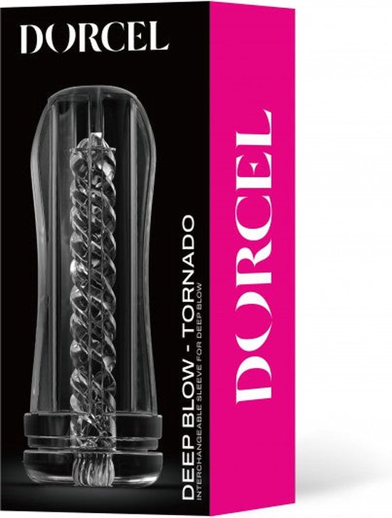 Dorcel - Stroker - Sleeve Voor Masturbator - Deep Blow Tornado - Transparant