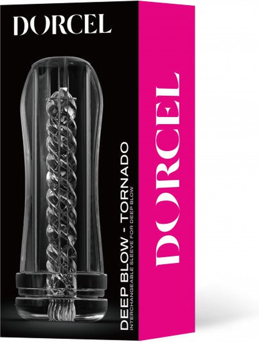 Goedkoopste Dorcel - Stroker - Sleeve Voor Masturbator - Deep Blow Tornado - Transparant