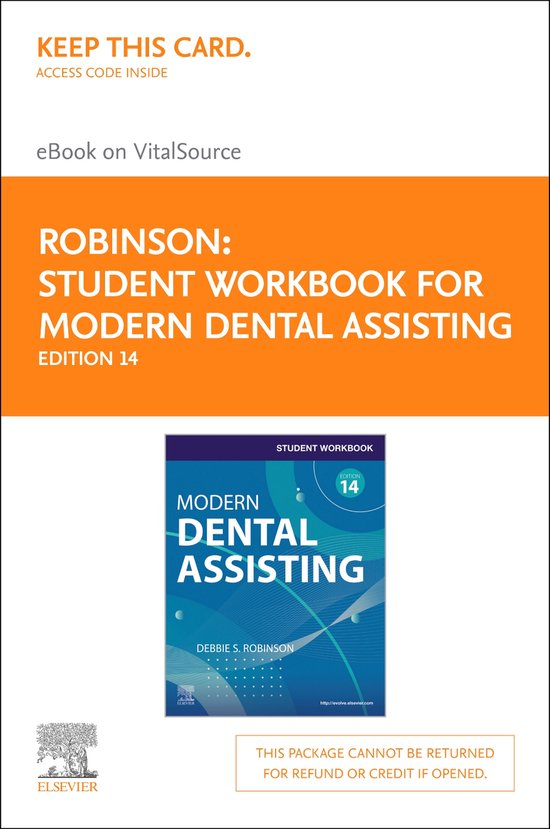 Student Workbook for Modern Dental Assisting with Flashcards, Debbie S