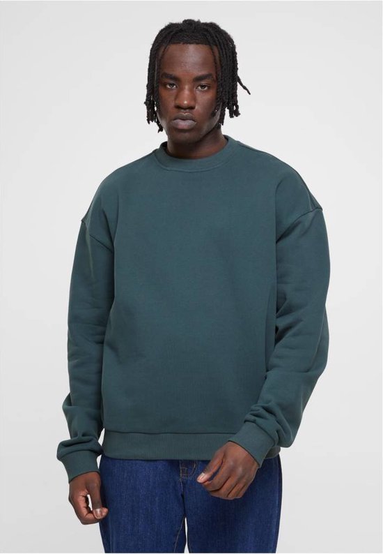 Urban Classics - Ultra Heavy Crewneck sweater/trui - XL - Groen