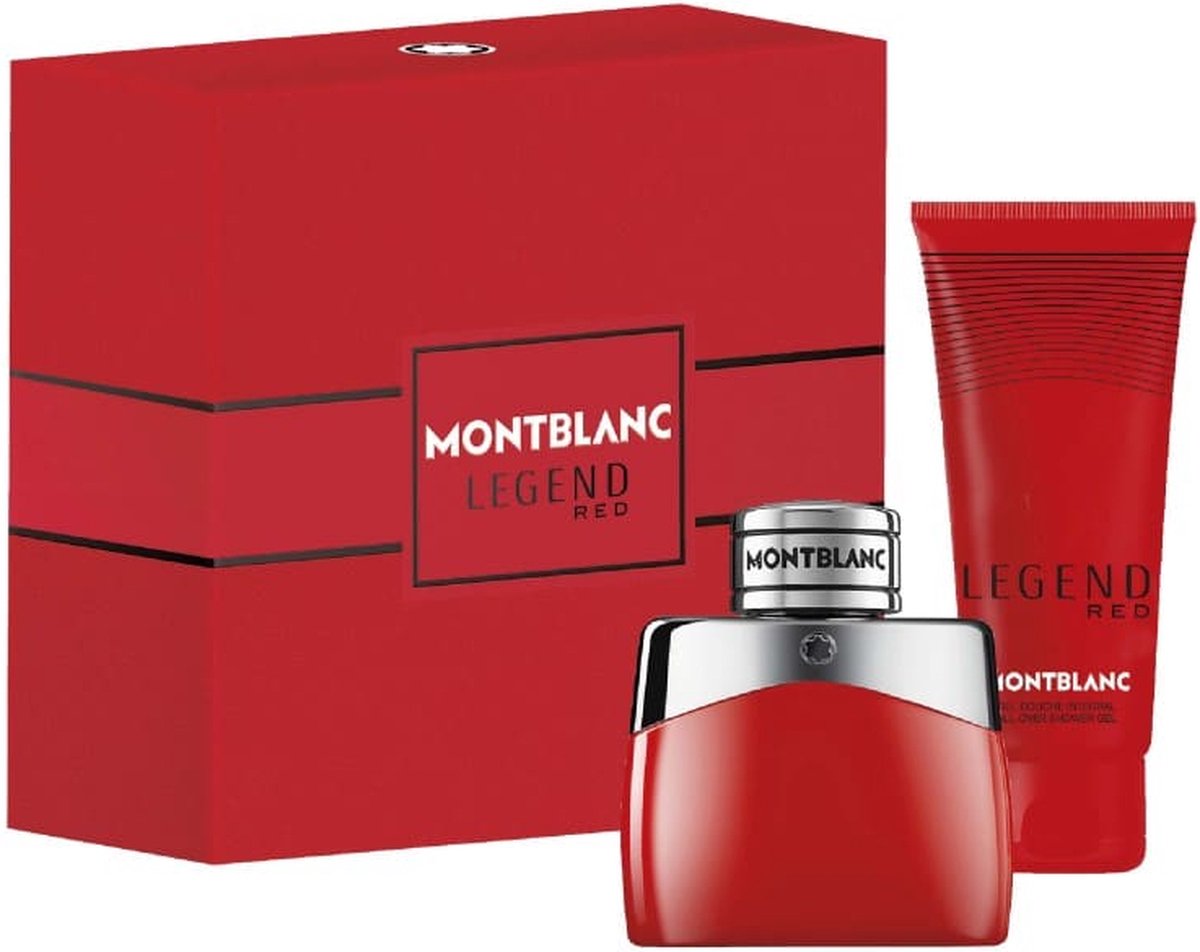 Mont Blanc Legend Red Giftset - 50 ml eau de parfum spray + 100 ml showergel - cadeauset voor heren