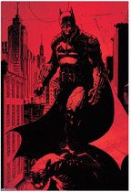 DC Comics Batman Poster -L- The Batman - Sketch City Rood/Zwart
