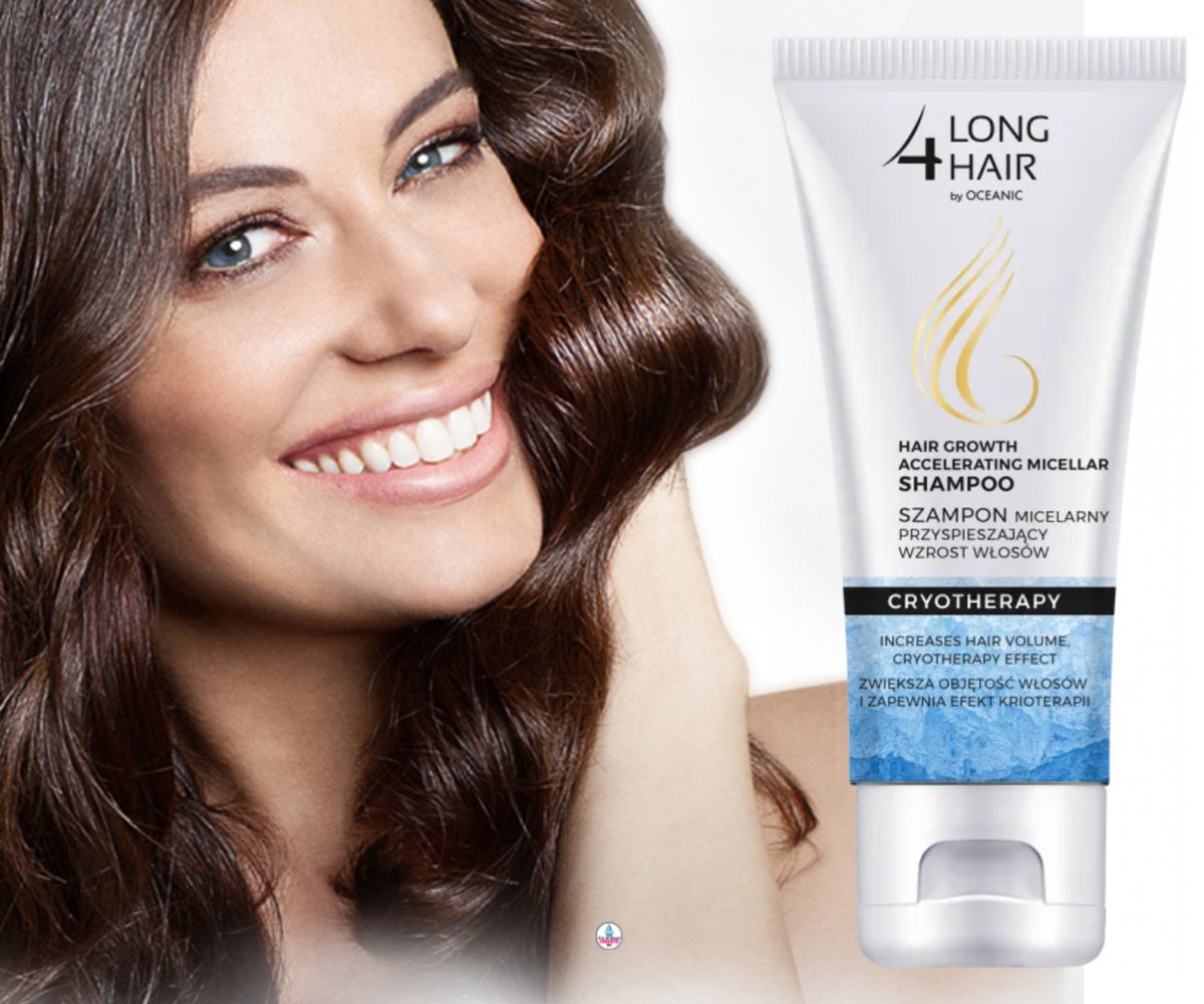 Oceanic Long 4 Hair Haargroei Stimulerende Micellar Shampoo - 200 ml - Cryotherapy Effect