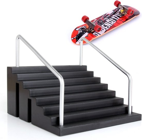 Afbeelding van het spel Vinger Skateboard met trap FingerBoard