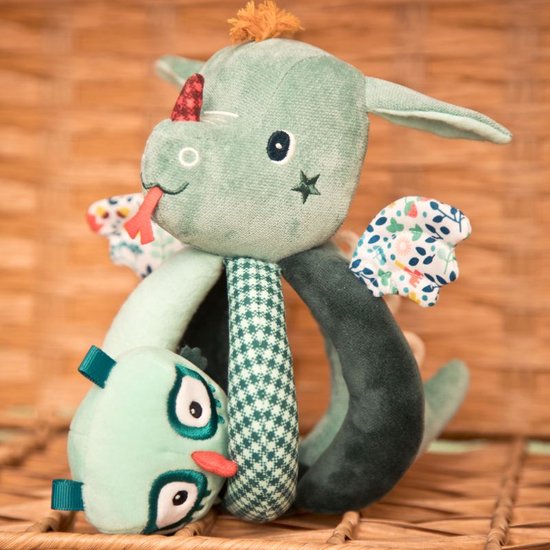 Lilliputiens Grijprammelaar Draakje Joe - kraamcadeau van Lilliputiens — afbeelding 4