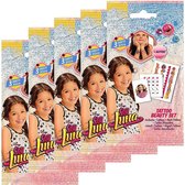 5-Pack Soy Luna Tattoo Mini Tattoos Glitter Nagel Decoratie