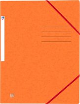 Elastomap oxford top file+ a4 oranje | Omdoos a 10 stuk | 50 stuks