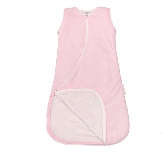 Pacco winterslaapzak - baby - met afritsbare mouwen - 70 cm - roze - jersey katoen