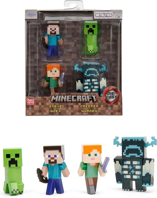 Minecraft Set 4 Nanofiguren